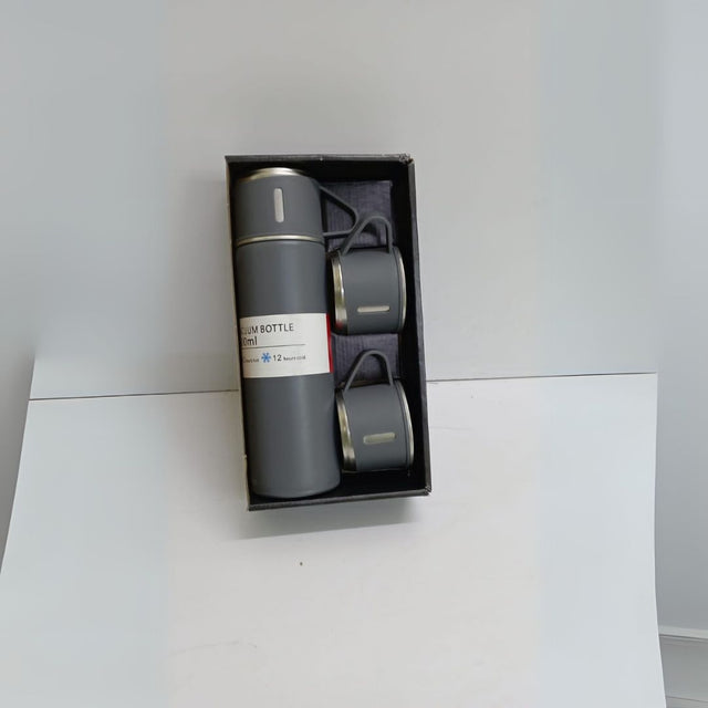 Thermo flask with 2 cups