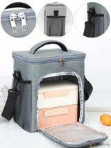 Premium 2 compartment Insulated Lunch Bag