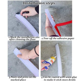 Silicone Shower Barrier Bathroom Water Stopper