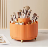 360°Rotating Desktop Makeup Brushes Organizer