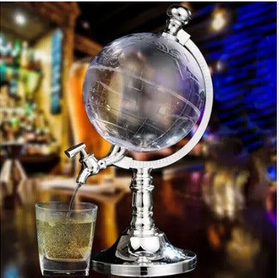 Acrylic Globe juice dispenser.