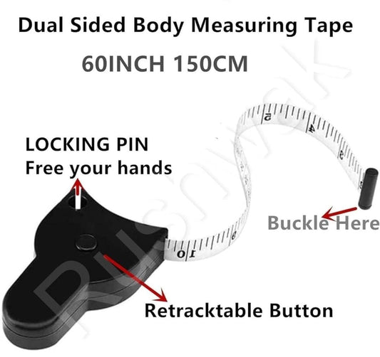 retracting Body fitness measuring tape