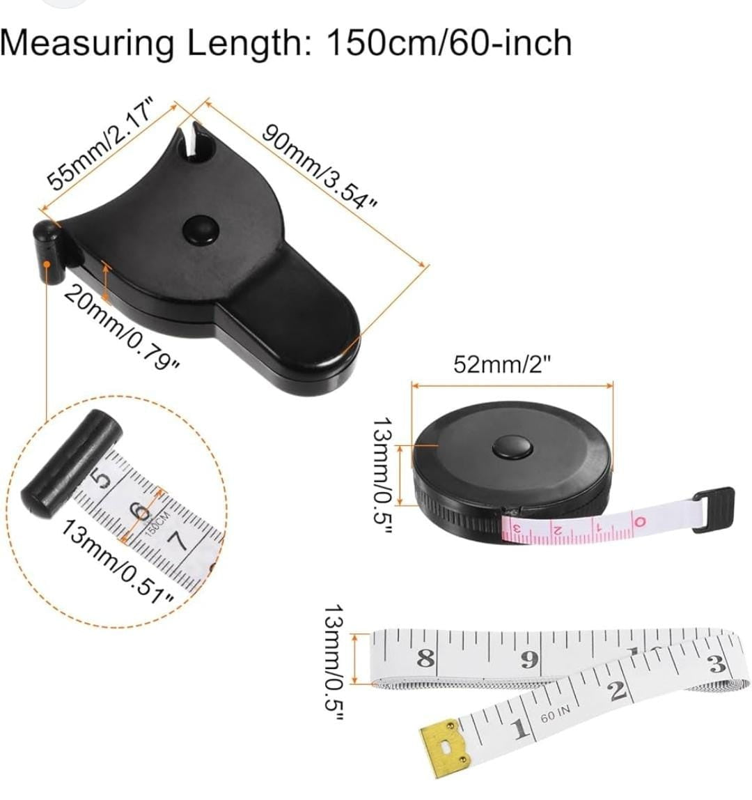 retracting Body fitness measuring tape