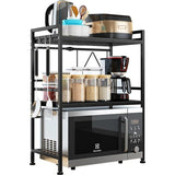 2Tier Telescopic Adjustable Microwave stand
