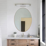 Unbreakable Decorative Oval Wall Mirror