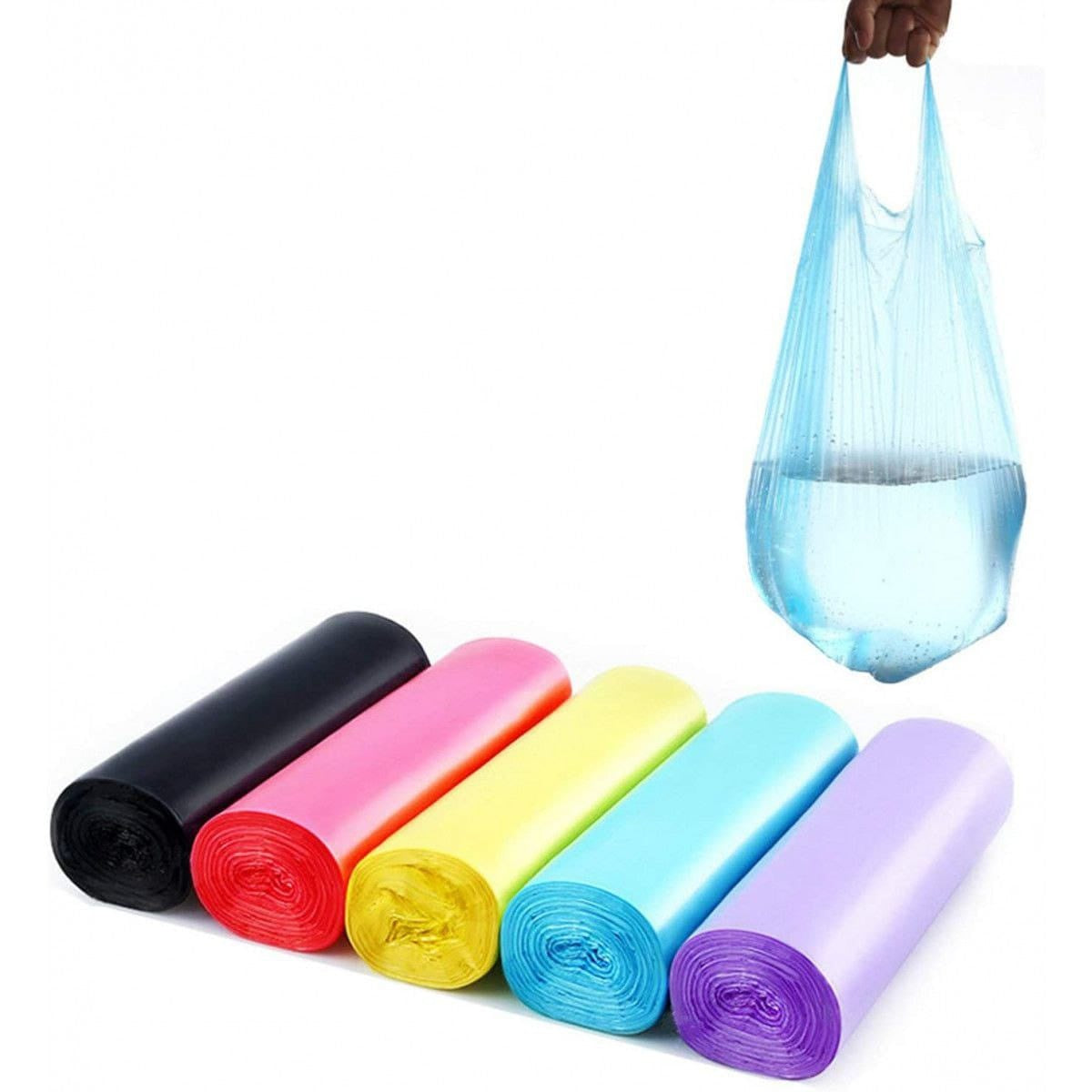 Handle tie trash bags