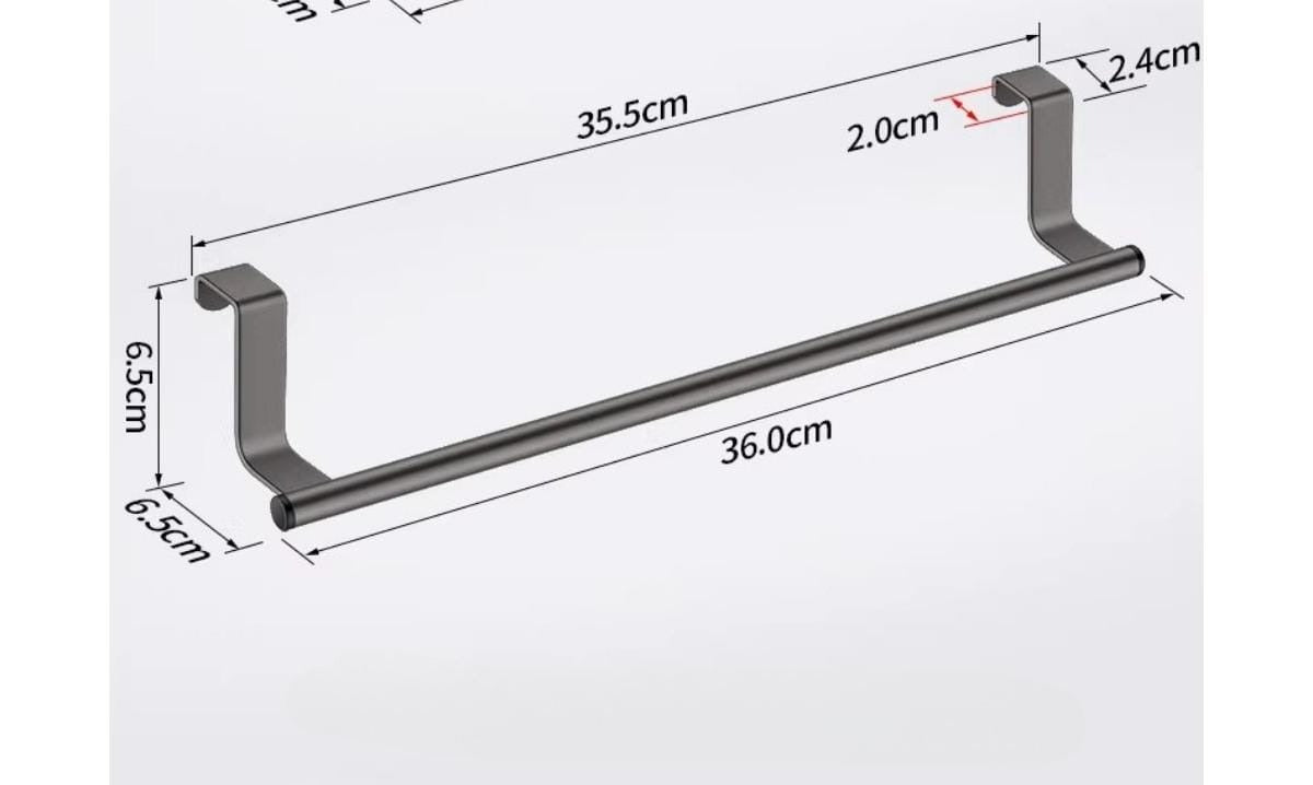 kitchen cabinet door towel bar stainless steel door back towel hanging