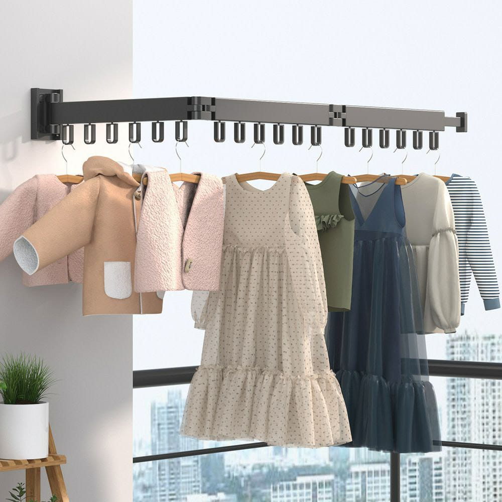 Foldable wall mounted Drying Rack Clothes 