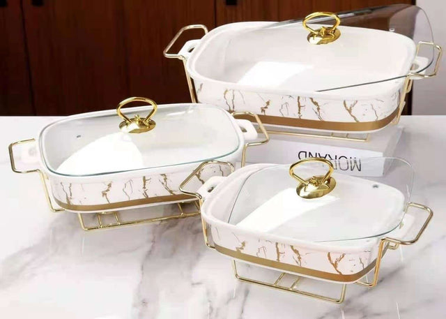 3pc ceramic food warmers are back