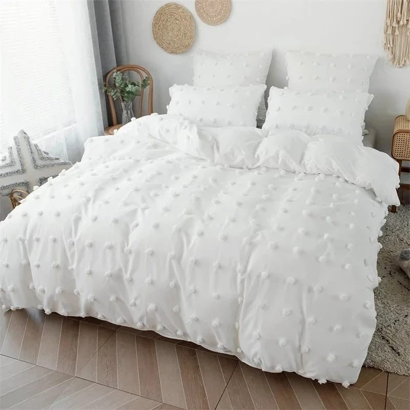 white duvet cover 3pcs set