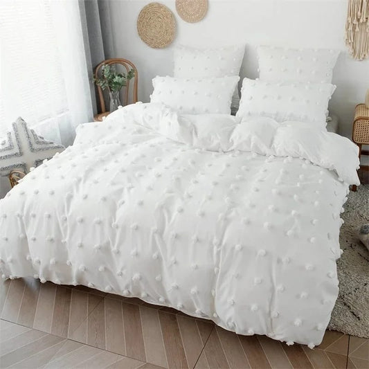 white duvet cover 3pcs set