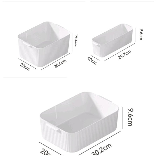 multipurpose storage boxes 3 pcs set