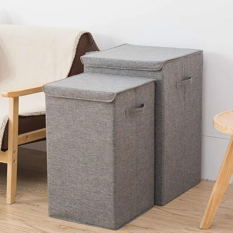 Cotton laundry basket