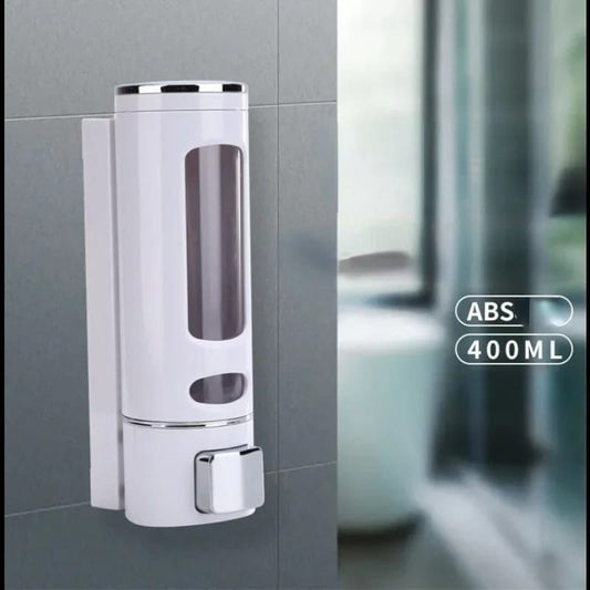 Wall mounted manual soap pump