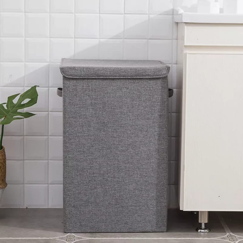Cotton laundry basket