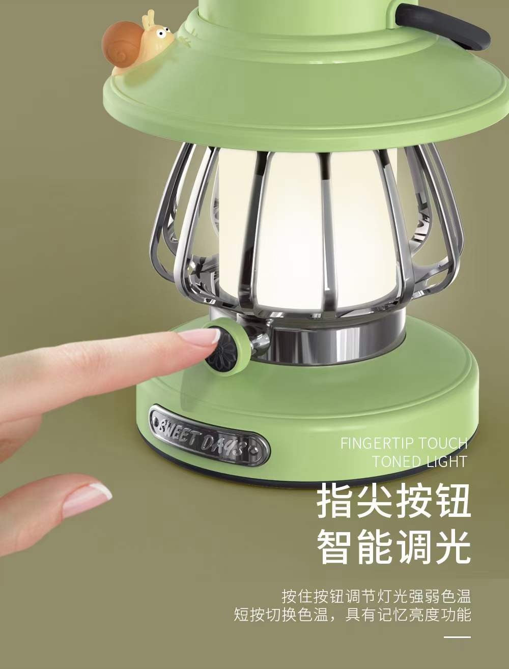 Creative Portable Camping lamp/Lantern Retro Atmosphere Light