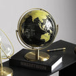 rotating globe world map decor