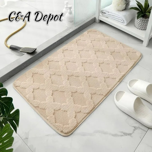 Floor Mat, Bathroom Entrance Door Mat, Anti-slip Floor Mat, Soft Foot Mat