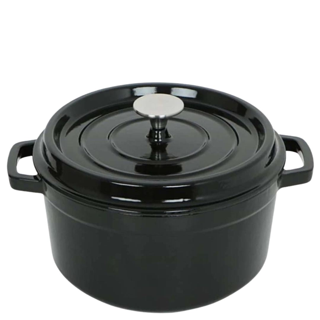 Single Enamel Cast Iron Cooking Pot