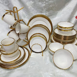 CERAMIC GOLD RING DINNER SET 36PCS