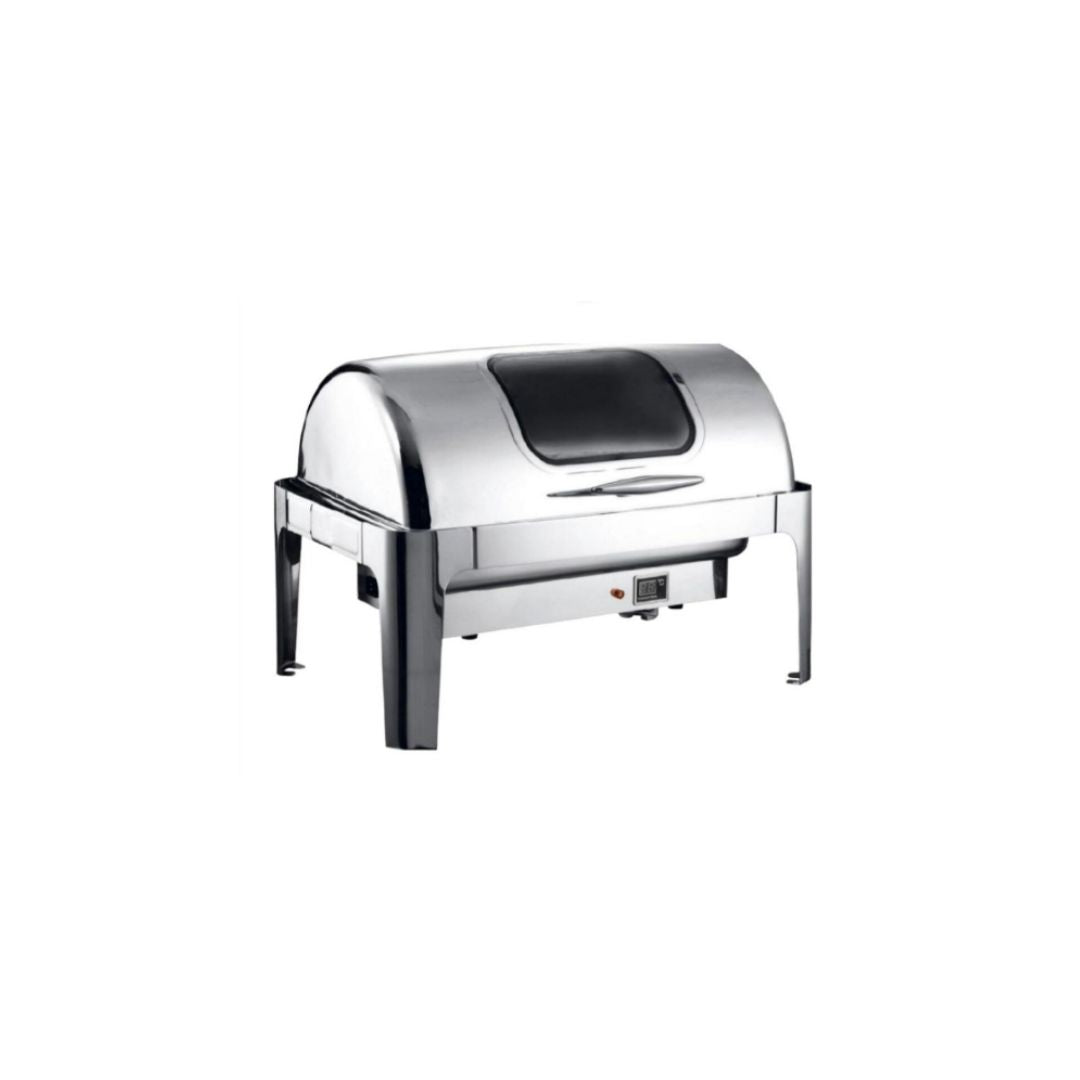 Chaffing dish Stainless steel roll top with glass window Signature 9 Ltr Electric Roll Top chaffing dish CS-RA-2302E
