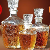 Diamond Glass Decanter