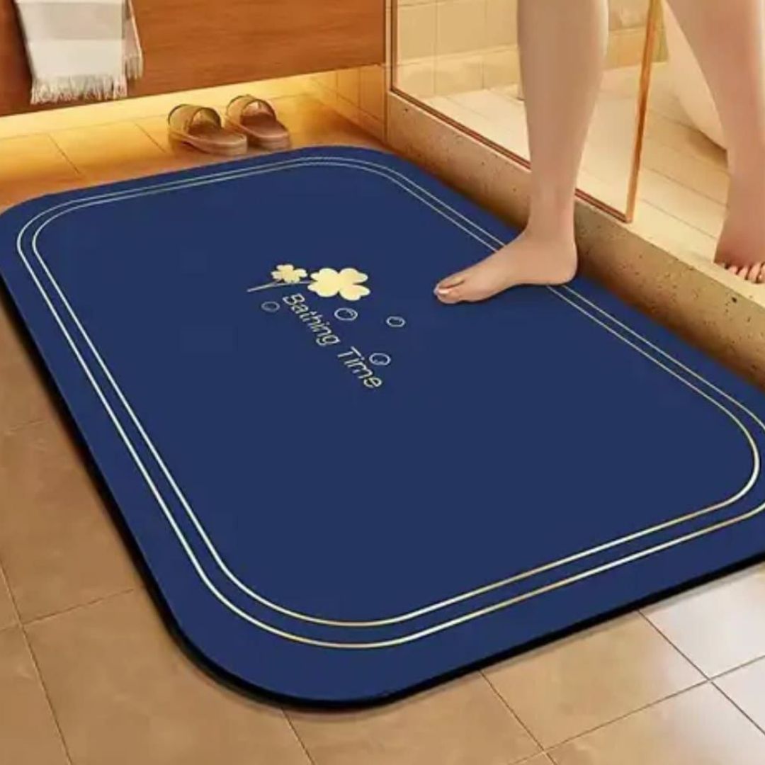 Diatom bathroom mats