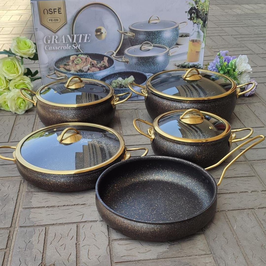 Granite Classy Cookware Set 9pcs