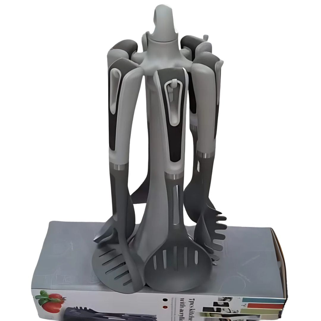 Kitchen tools with acrylic stand 7 in 1