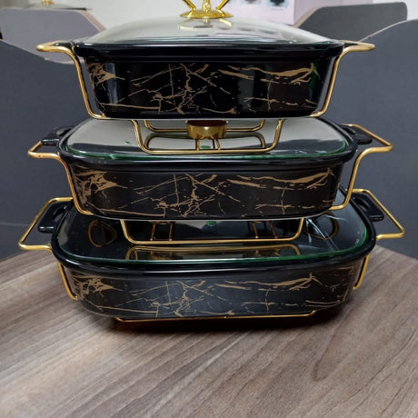 Marble Porcelain Modern Chaffing Dish