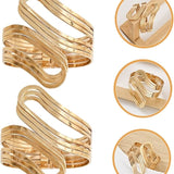 Metallic buckle curtains holders