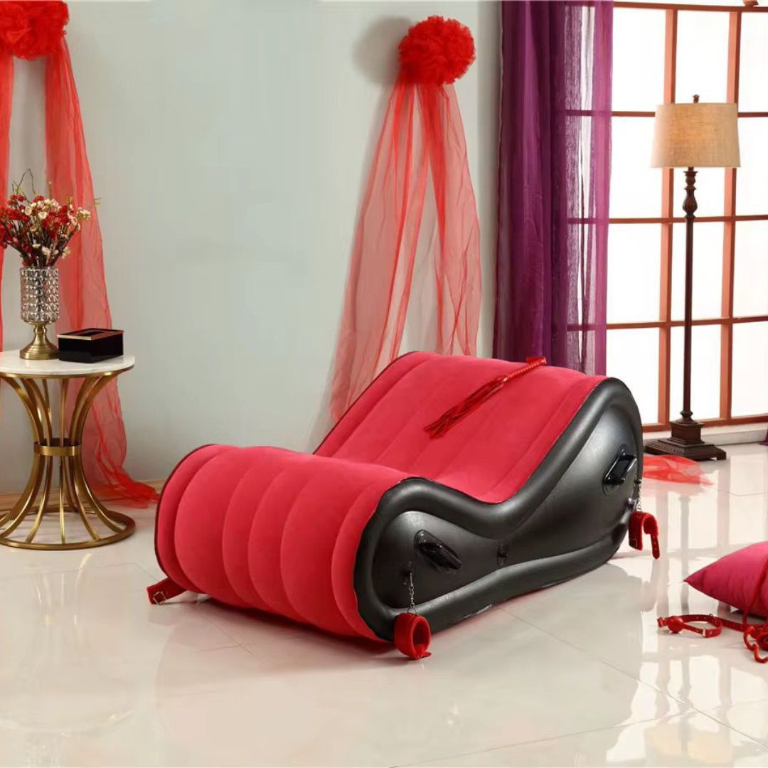 Multi-Purpose Inflatable Sex Lumbar Cushion with Sex Cushion Sofa Foldable Soft Sex Ramp With inbuilt pump