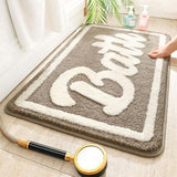 bathroom door mat
