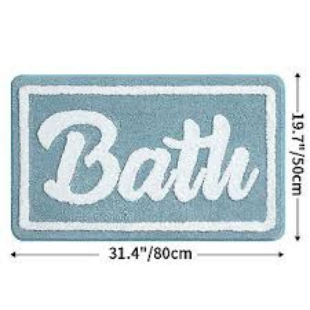 bathroom door mat