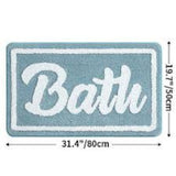 bathroom door mat