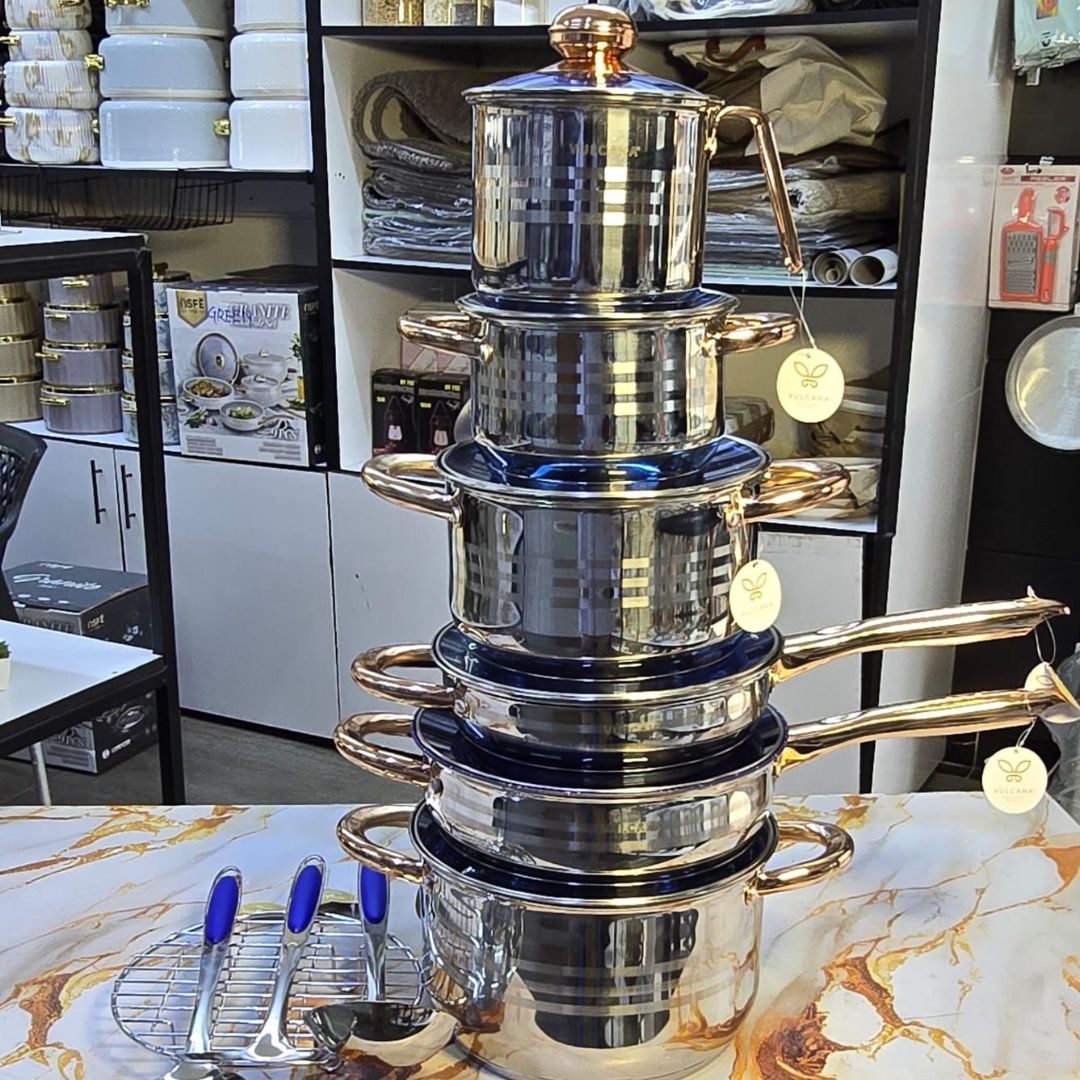 Vulcana  Stainless Cooking Set