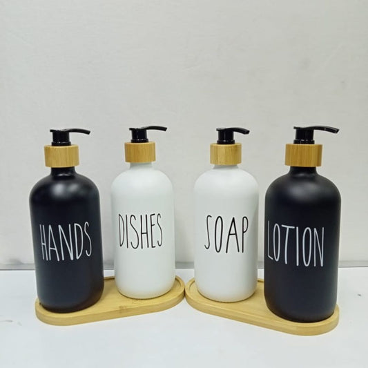 2Pcs 500ml Refillable Soap