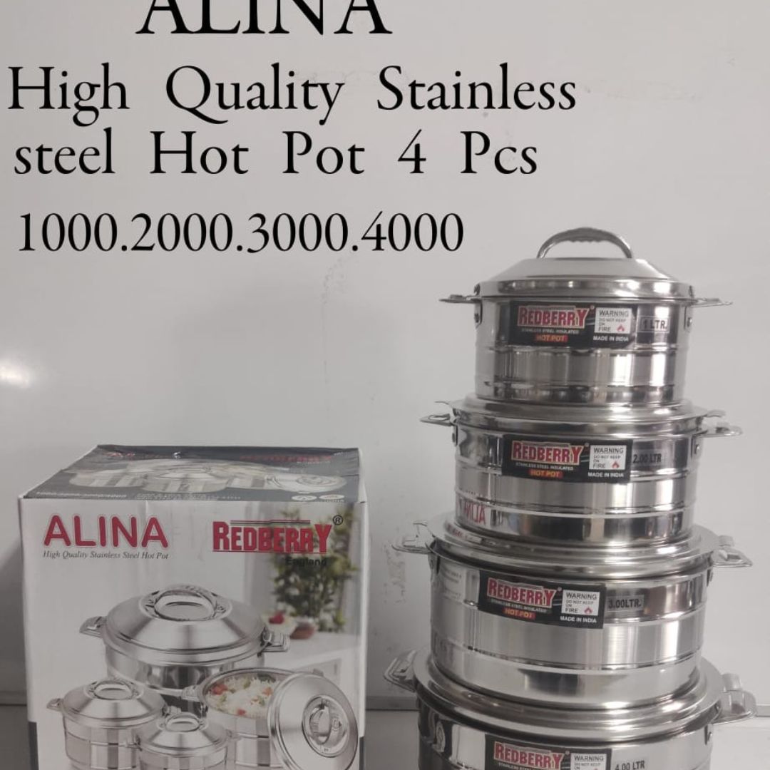 ALINA  insulated hot pots 4pc