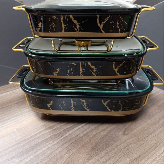 3pc ceramic food warmers are back