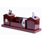 wooden desk organizer