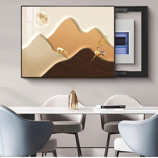 Electric Meter Box Decorative Wall Art Cover