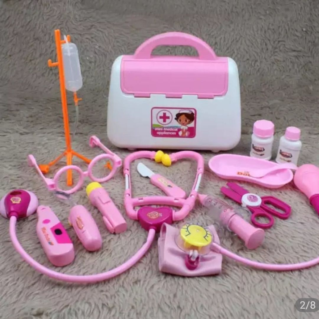 Children Medical Playset Doctor's pretend Kit Restocked 17pcs/ set
