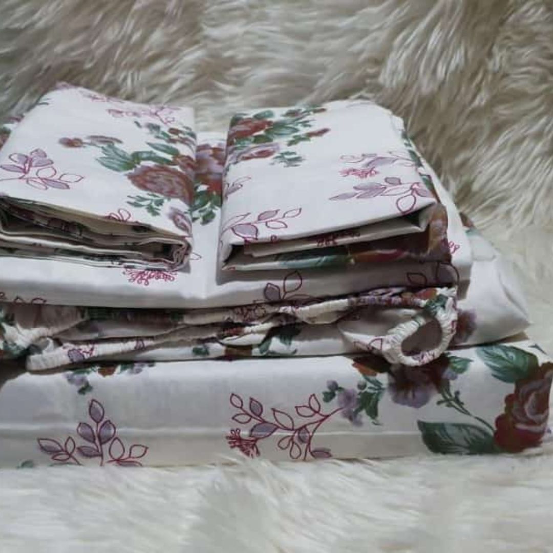 Pattern 5 pc mattress cover