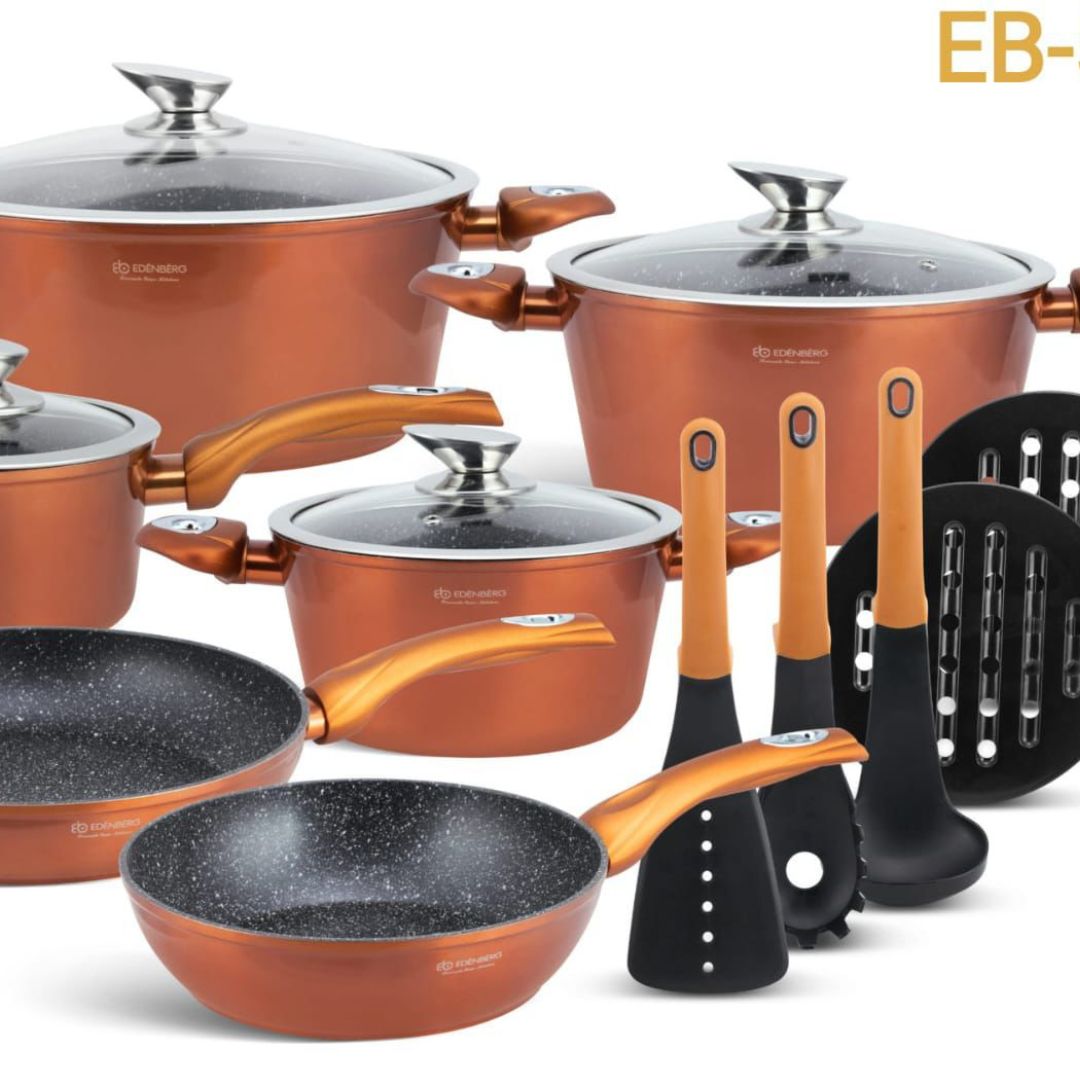 15pc Edenburg Cookware