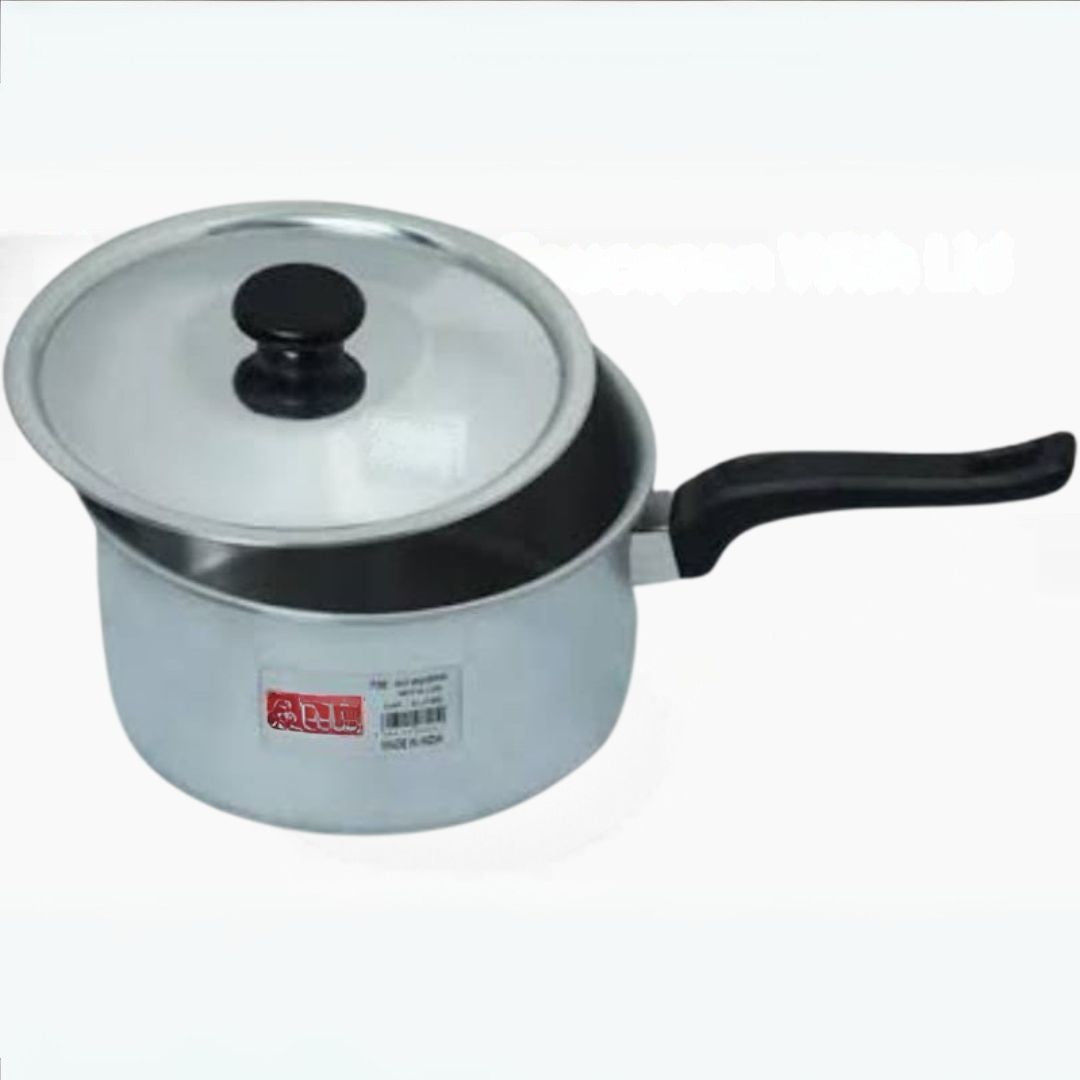 Aluminum Saucepan Pan with Lid.