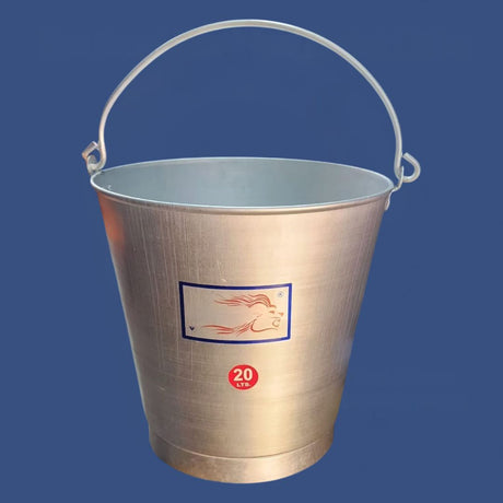 Aluminum Milk Bucket – 20L 🪣🥛

Made from high-quality food-grade aluminum – rust-resistant and durable.

20-liter capacity – ideal for storing, carrying, or collecting milk and other liquids.

Features a tight-fitting lid and strong side handles for easy transport.

Perfect for dairy farms, home use, and general liquid storage.