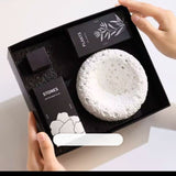 Mushroom Shaped Stone Essential Oil Diffuser – Premium Gift Pack


