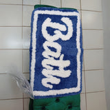 bathroom door mat