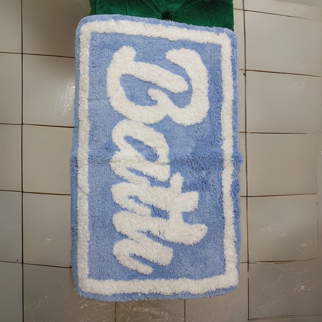 bathroom door mat