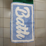 bathroom door mat